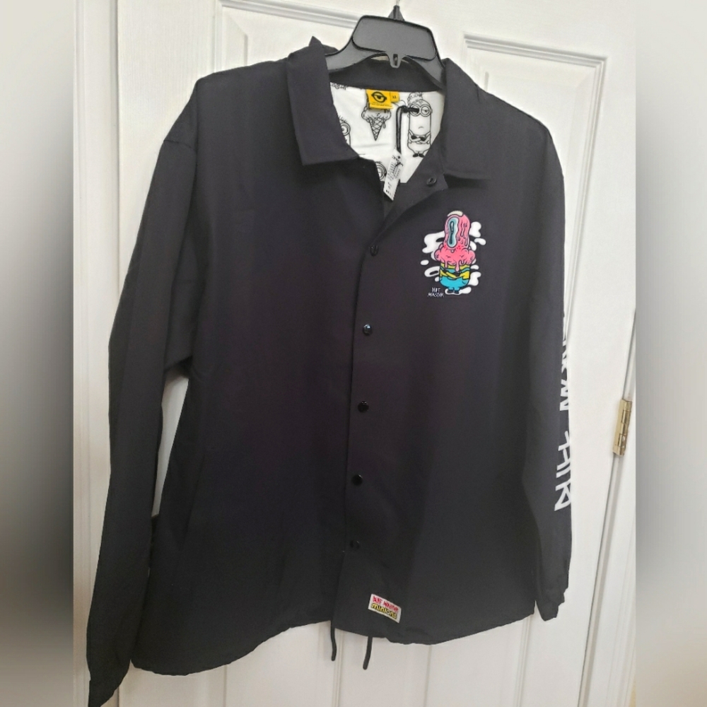 Universal Studio Minion X Buff‎ Monster Art Collab Unisex Jacket.  XL